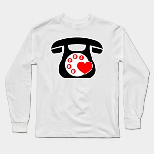 phone heart Long Sleeve T-Shirt